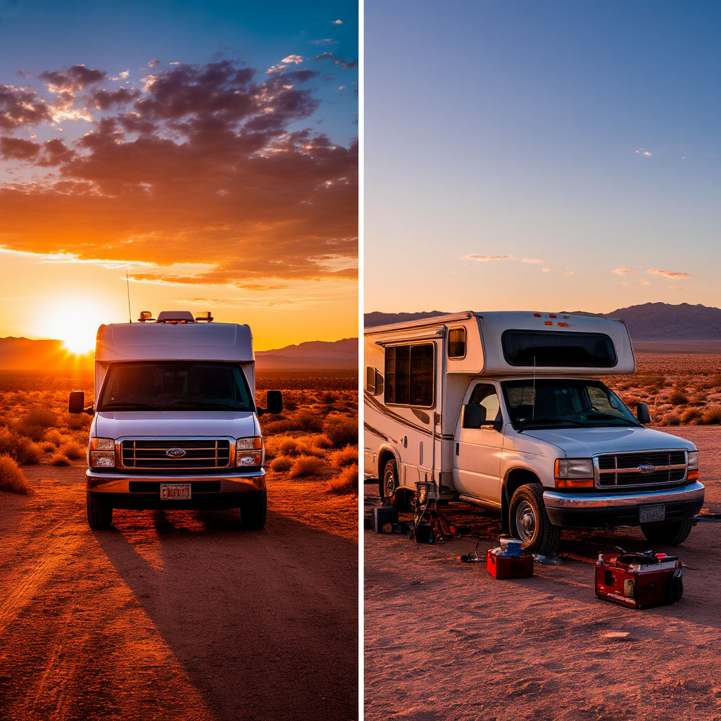 Full-time RV lifestyle pros and cons visualized