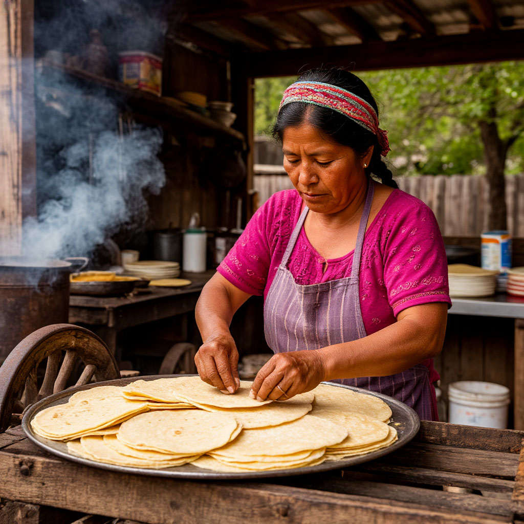 Local food culture handmade Austin tortillas
