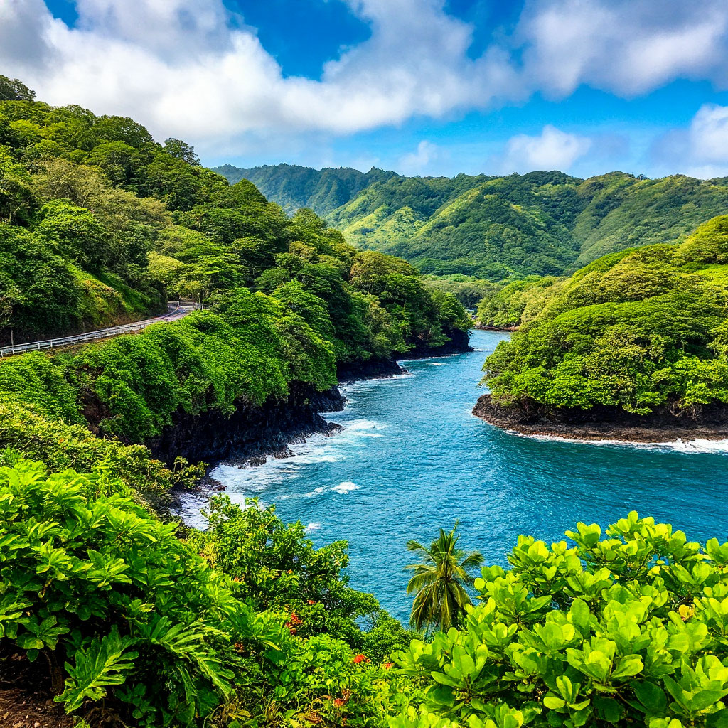 Maui Road to Hana drive