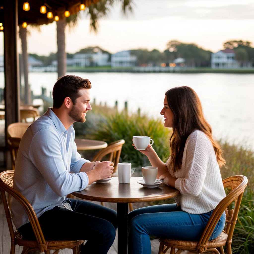 Waterfront Coffee on a Weekend Itinerary Charleston