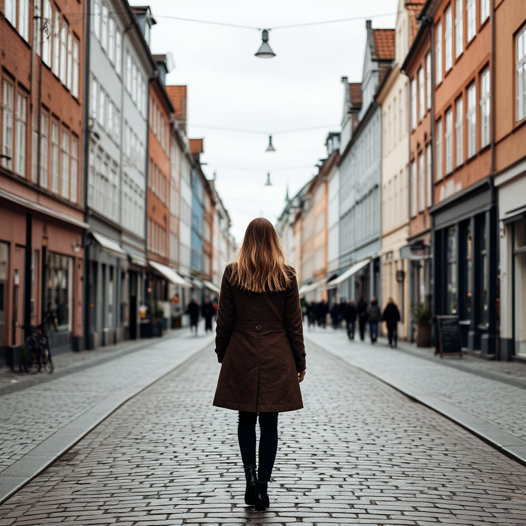Woman exploring safe solo travel destination with confidence