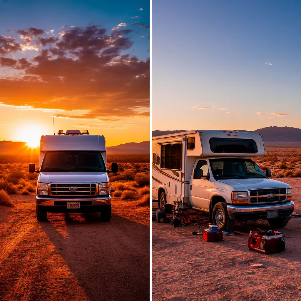 Full-time RV lifestyle pros and cons visualized