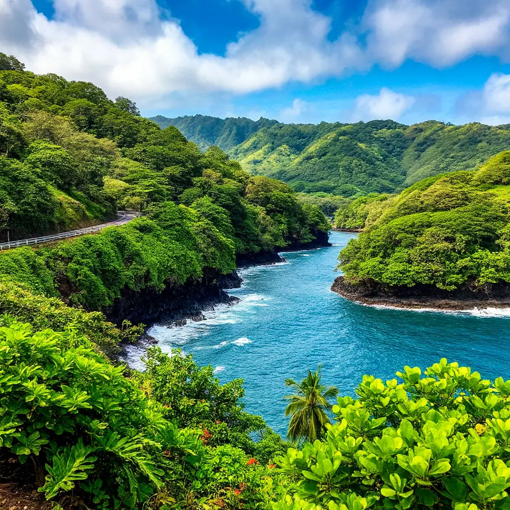 Maui Road to Hana drive